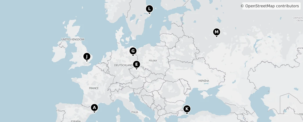 Map of Europe