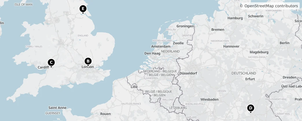 Map of Europe