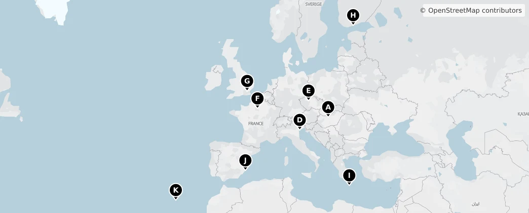 Map of Europe