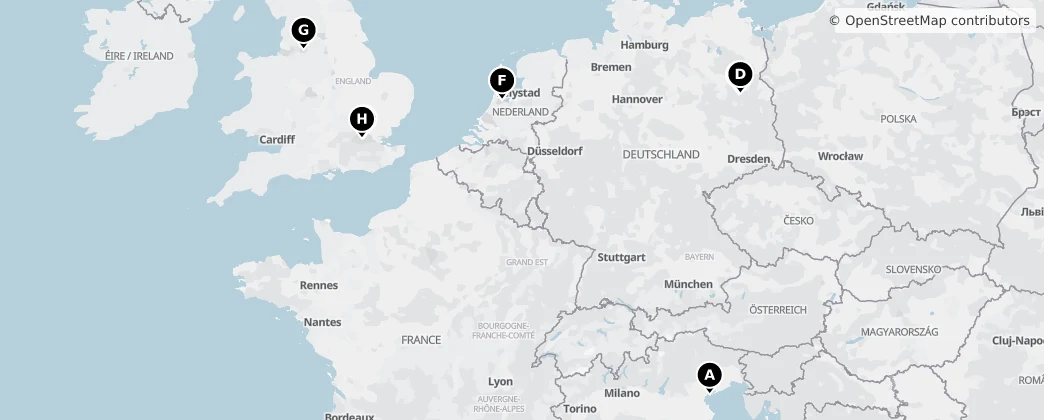 Map of Europe