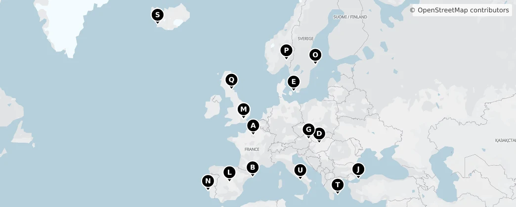 Map of Europe
