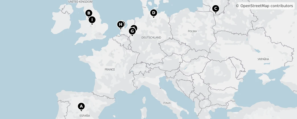 Map of Europe
