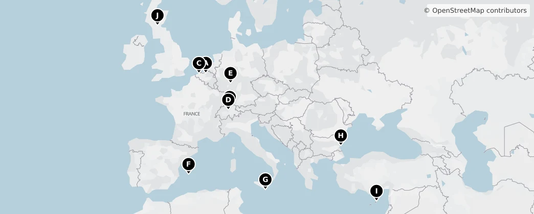 Map of Europe