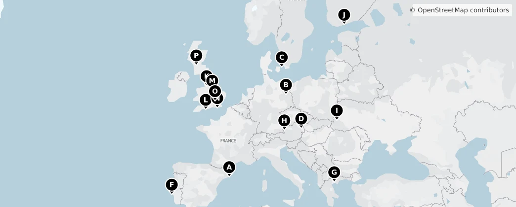 Map of Europe