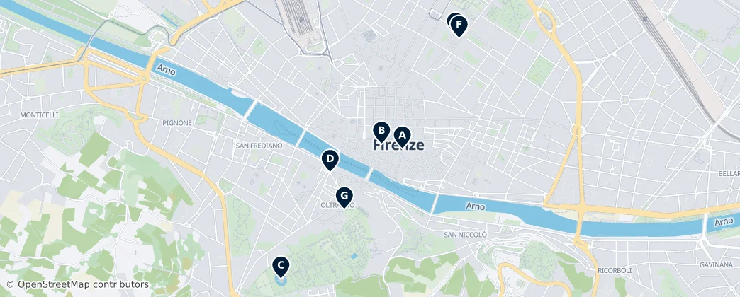Map of Florence