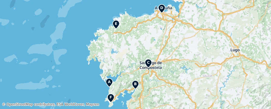Map of Galice