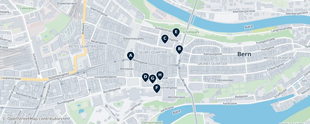 Map of Gelbes Quartier