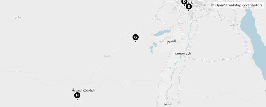 Map of Gizeh