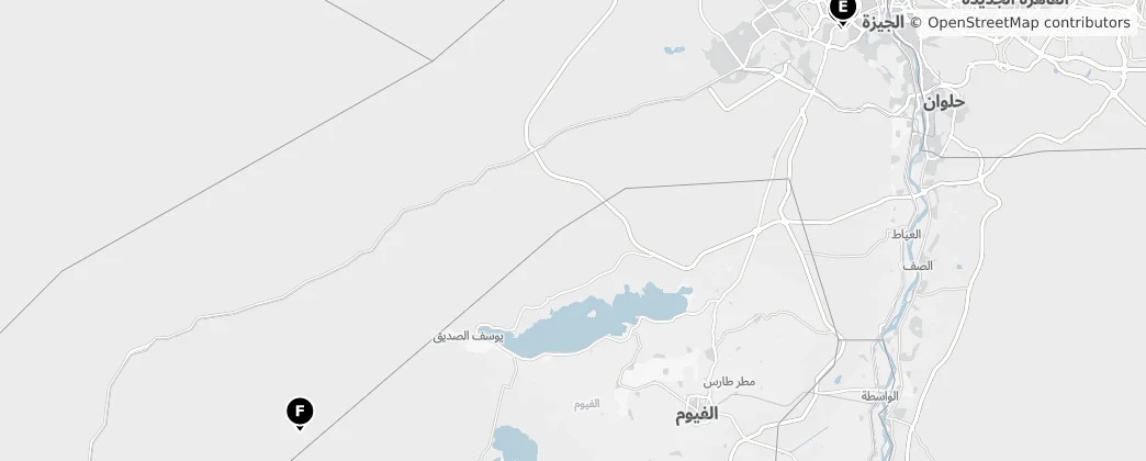 Map of Gizeh