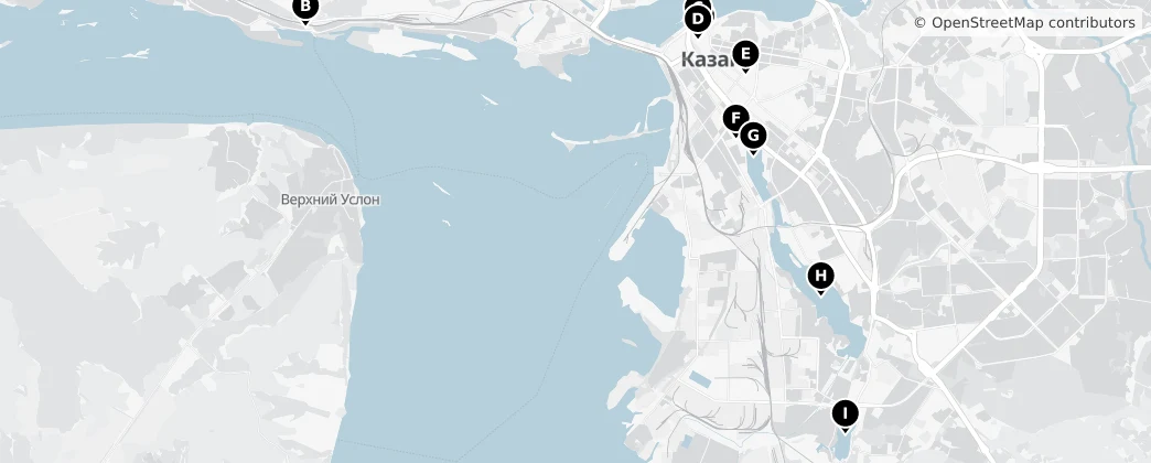 Map of Kazan