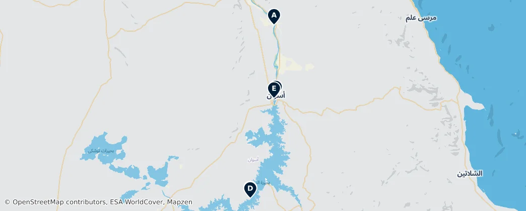 Map of Assouan