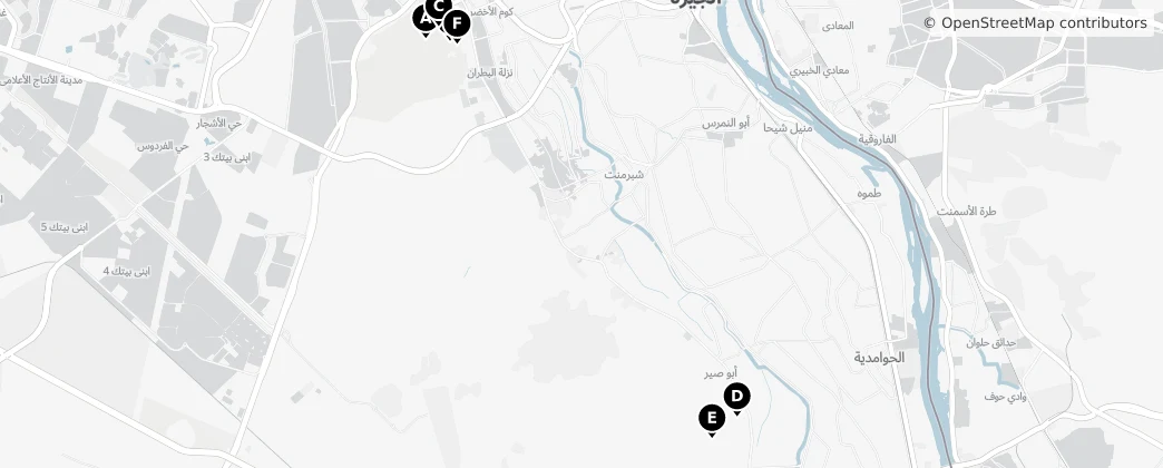 Map of Gizeh