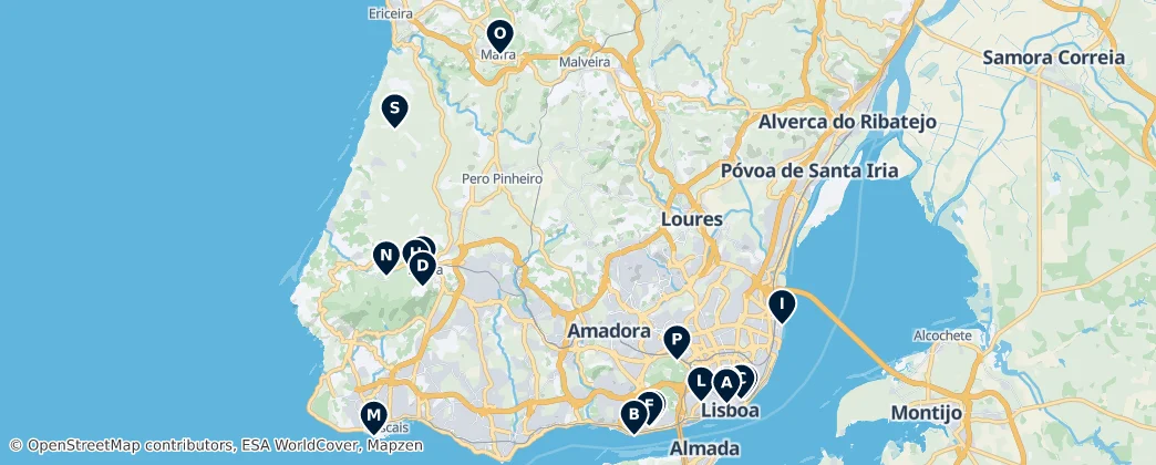 Map of Grand Lisbonne