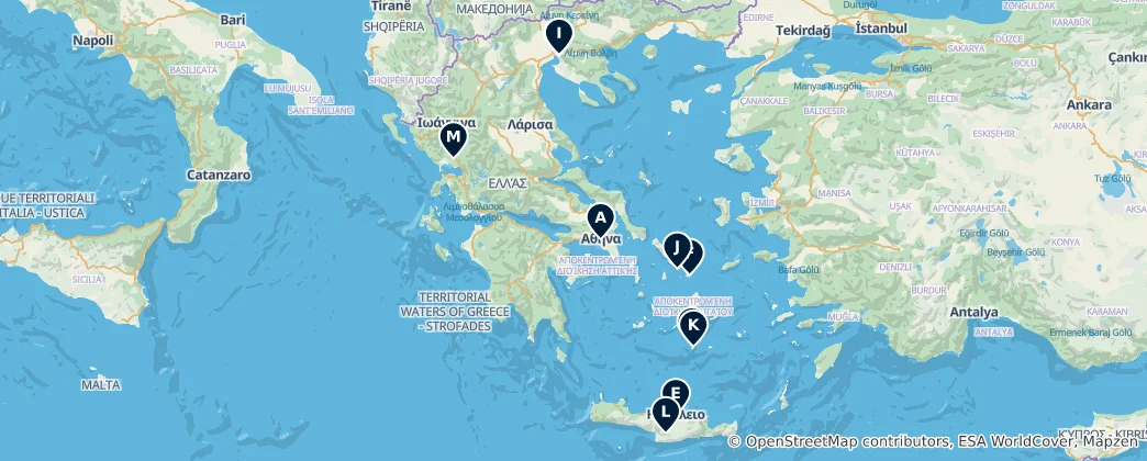 Map of Grèce
