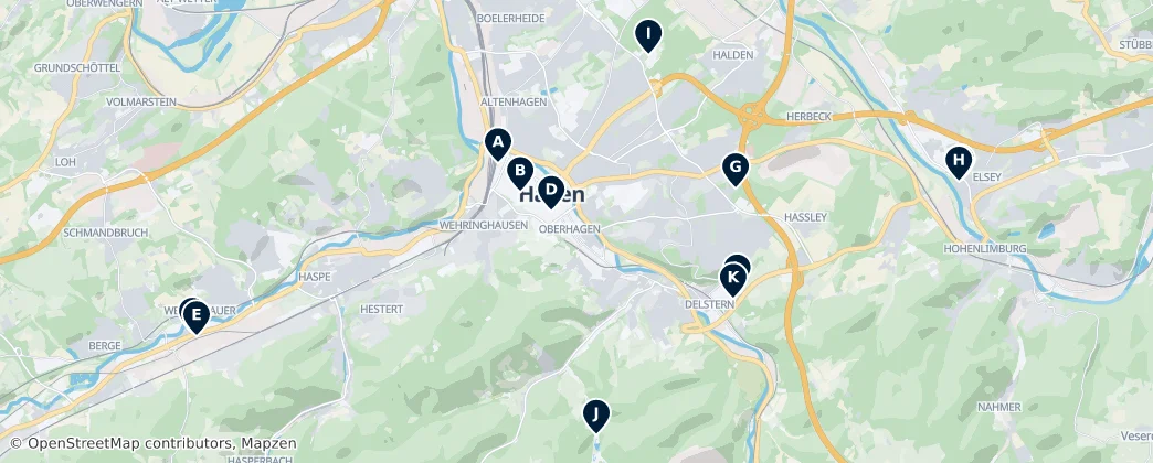 Map of Hagen