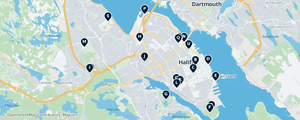 Map of Halifax
