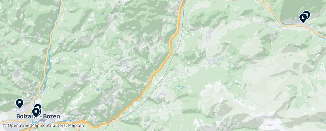 Map of Haut-Adige