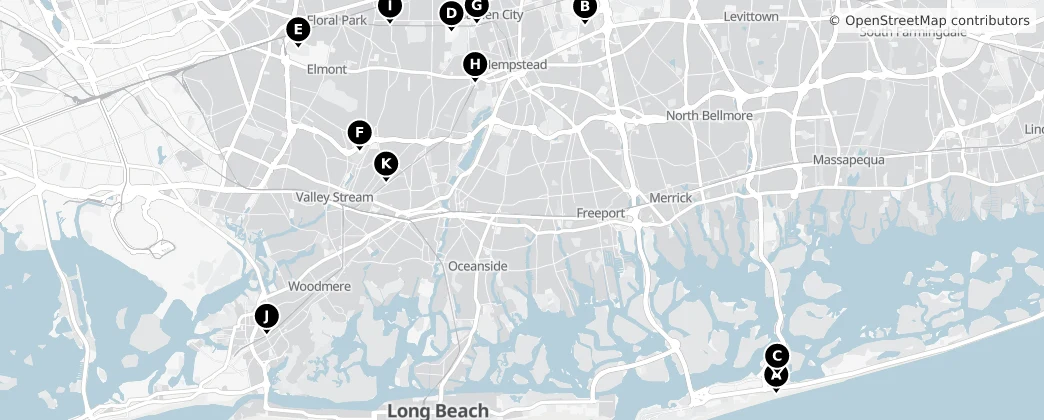 Map of Hempstead