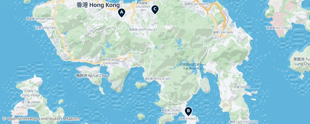 Map of Île de Hong Kong