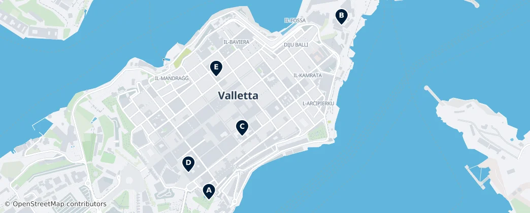 Map of Gżira