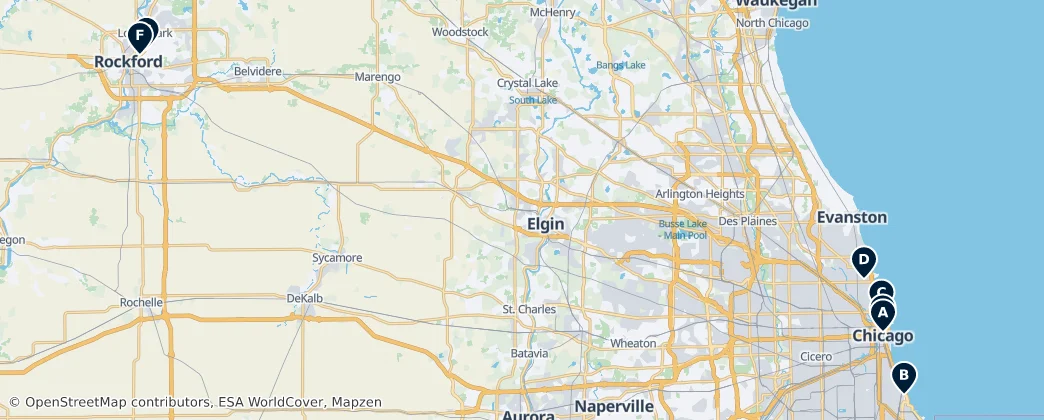 Map of Illinois