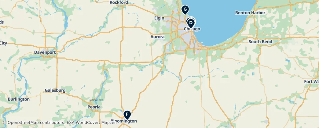 Map of Illinois