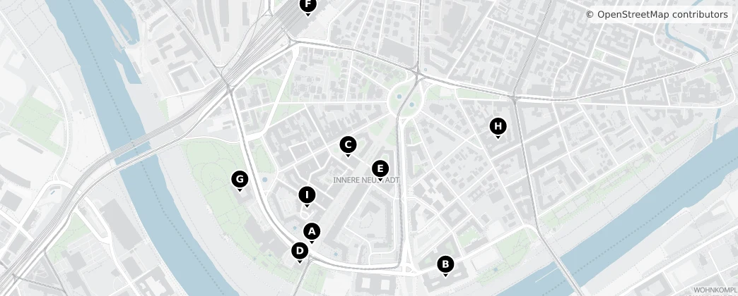 Map of Innere Neustadt