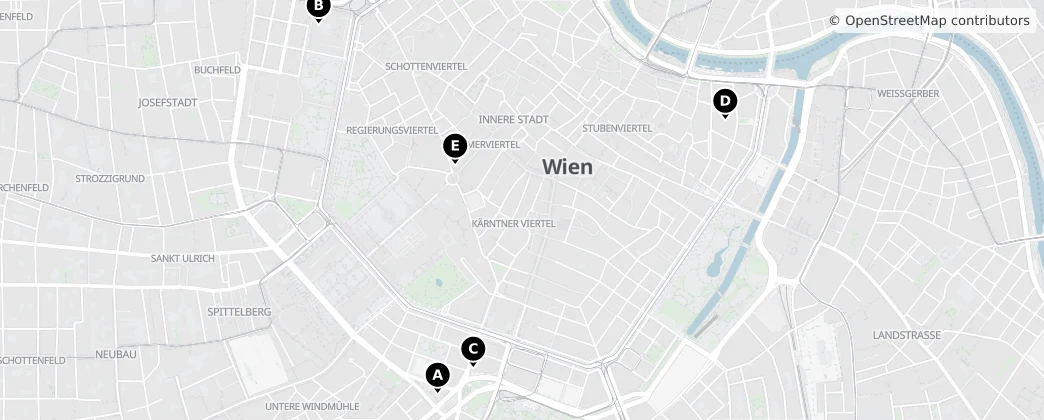Map of Innere Stadt