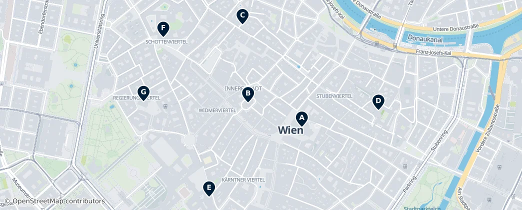 Map of Innere Stadt