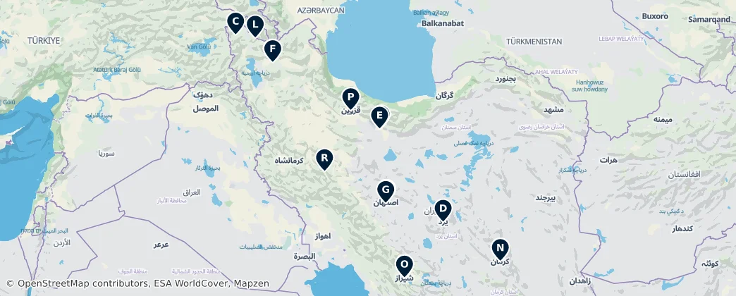 Map of Iran