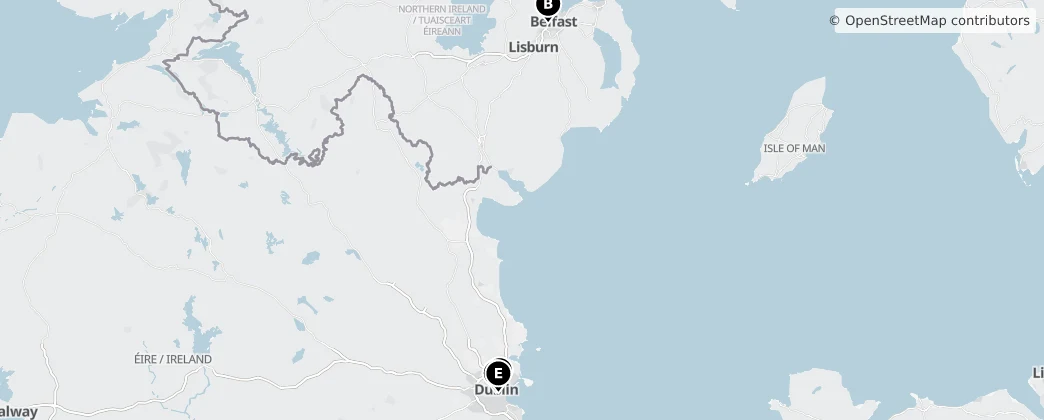 Map of Ireland