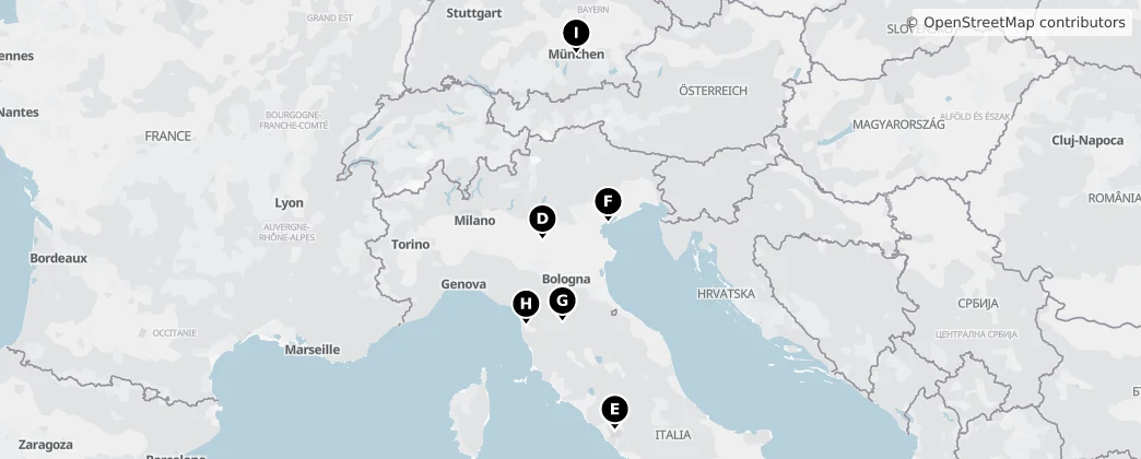 Map of Italie