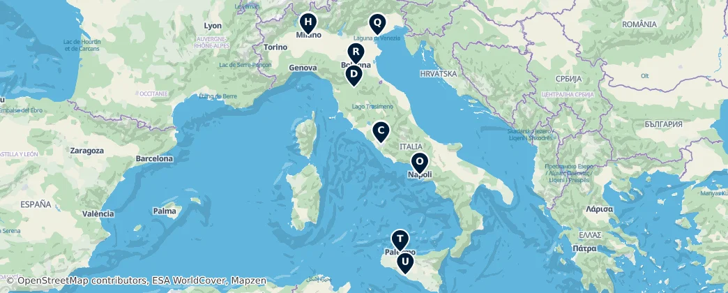 Map of Italie
