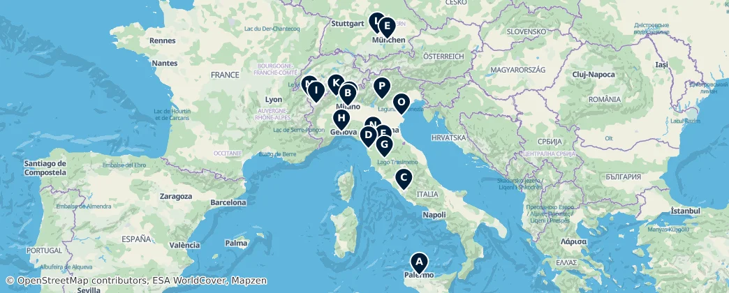 Map of Italie