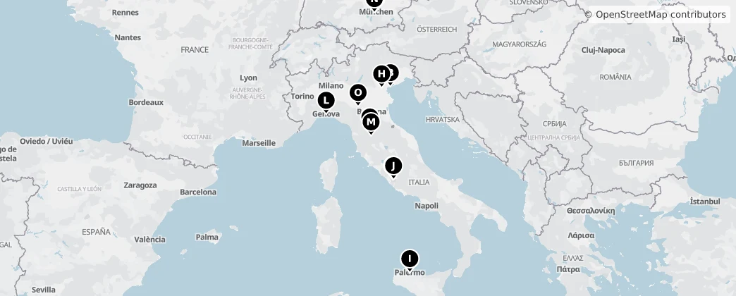 Map of Italie