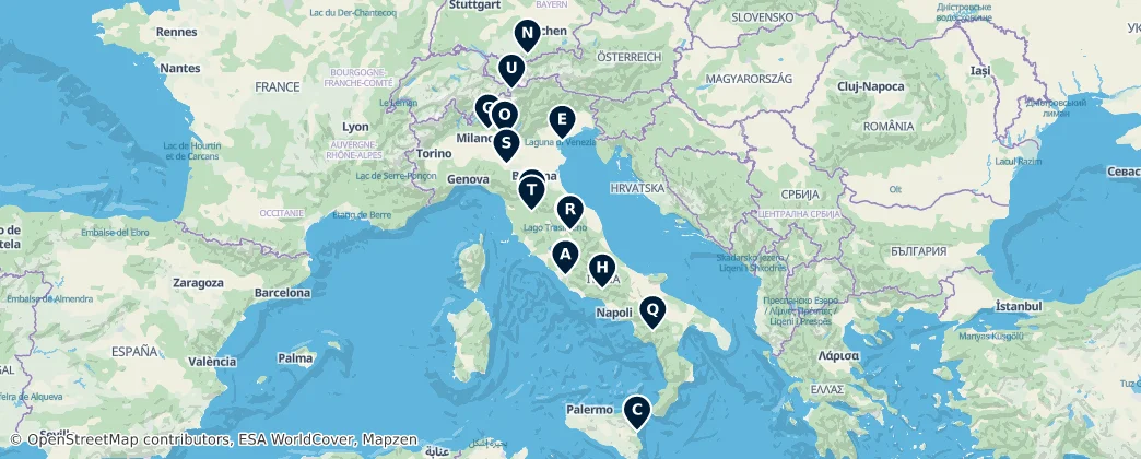 Map of Italie