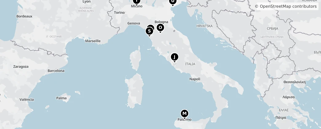 Map of Italie