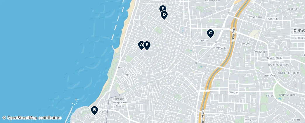 Map of Jaffa