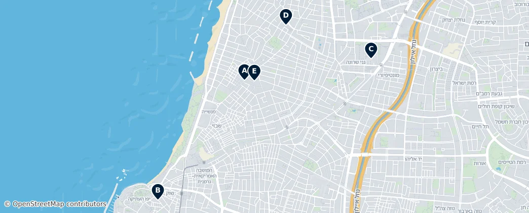 Map of Jaffa