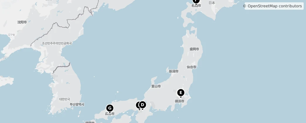 Map of Japon