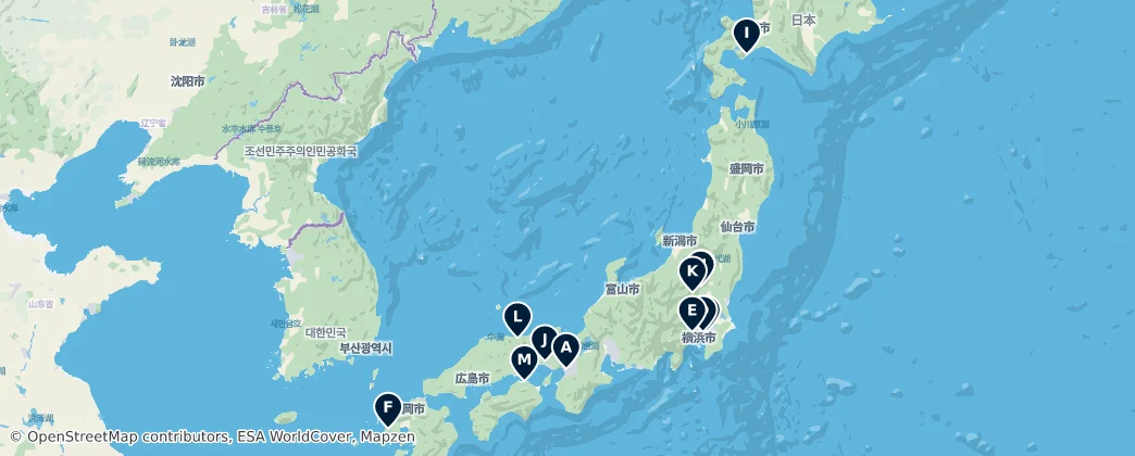 Map of Japon