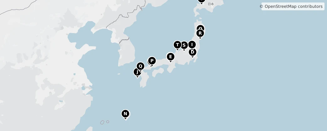Map of Japon