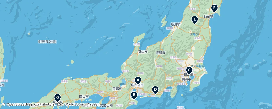 Map of Japon