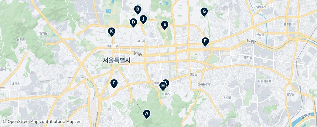 Map of Jung-gu