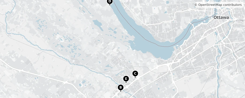 Map of Kanata