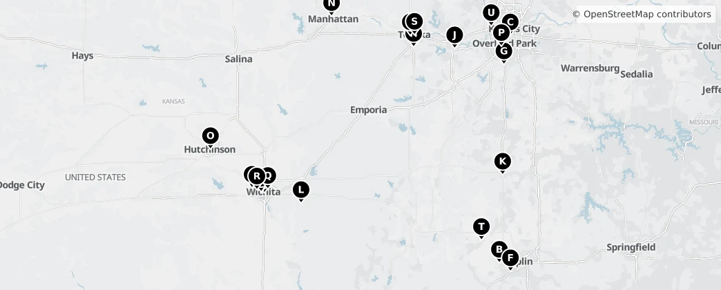 Map of Kansas