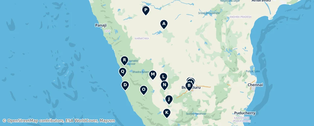 Map of Karnataka