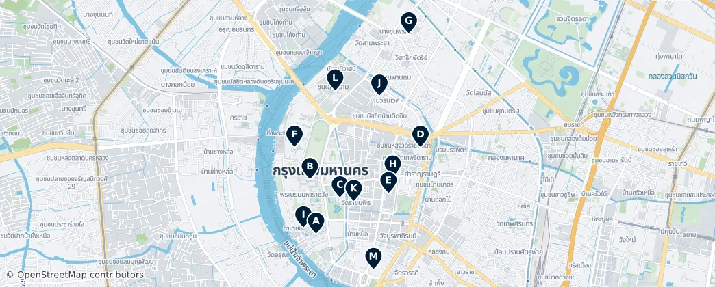 Map of Phra Nakhon