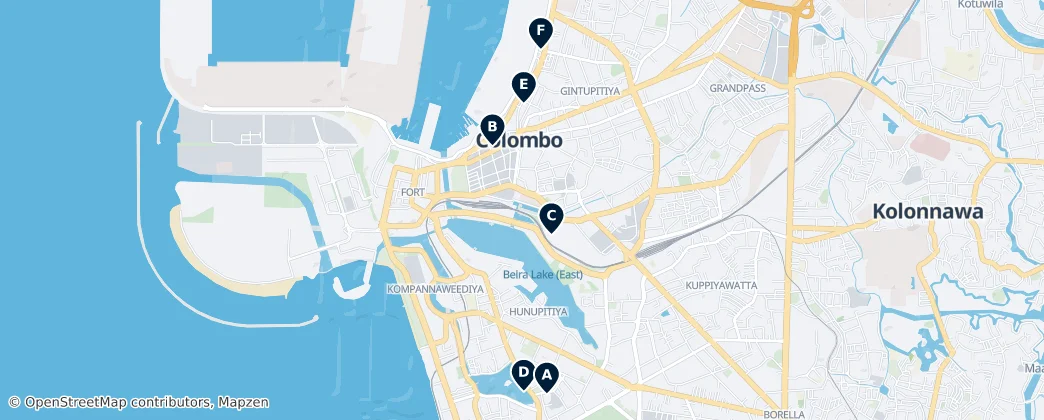 Map of Kolonnawa