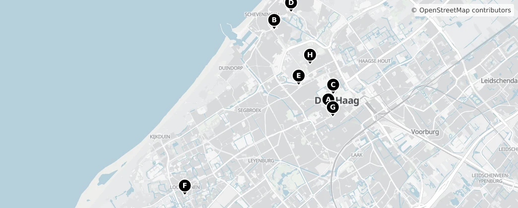 Map of La Haye
